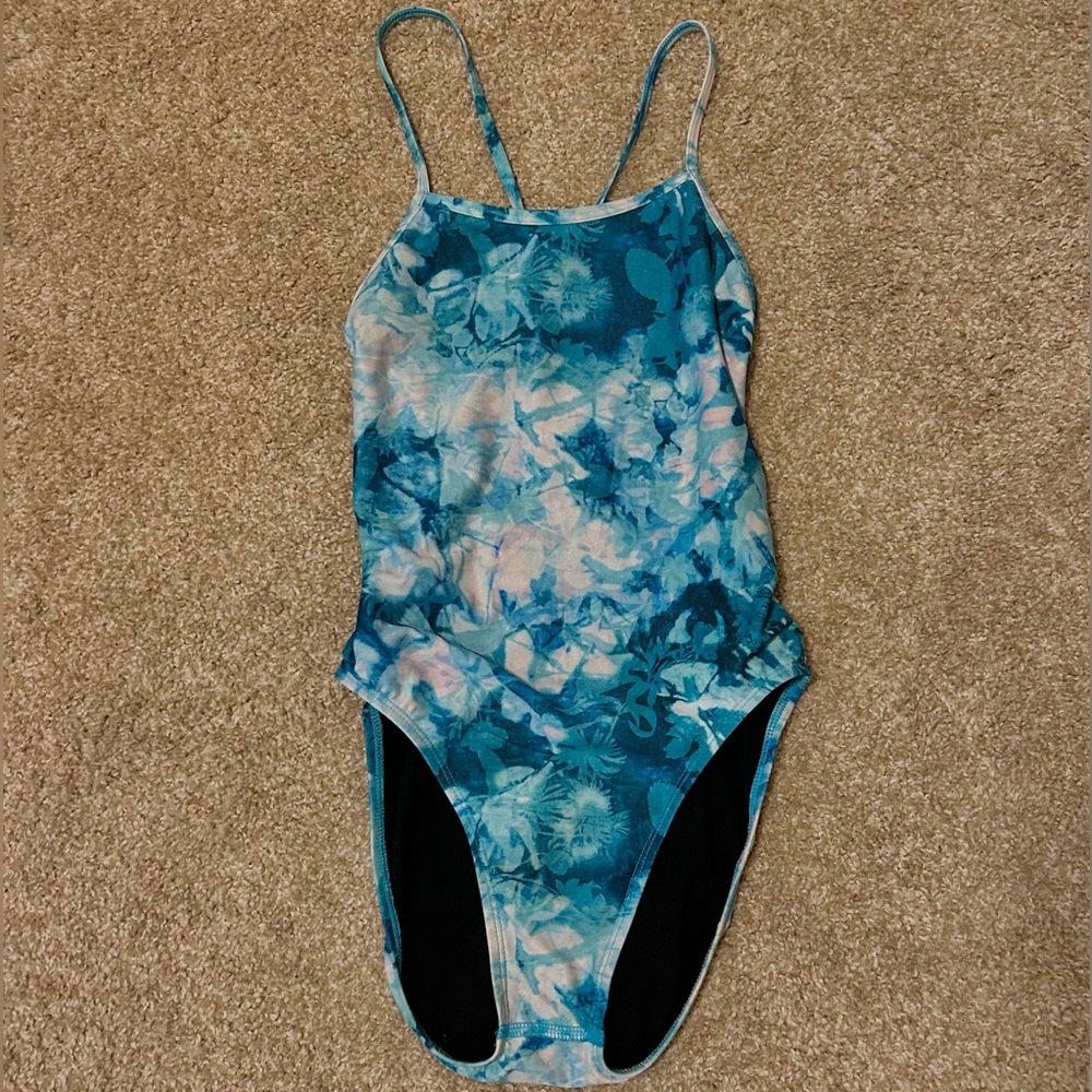 Jolyn blue floral brandon suit